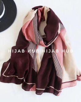 Printed Viscose Cotton Hijab H04