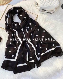 Printed Viscose Cotton Hijab H39